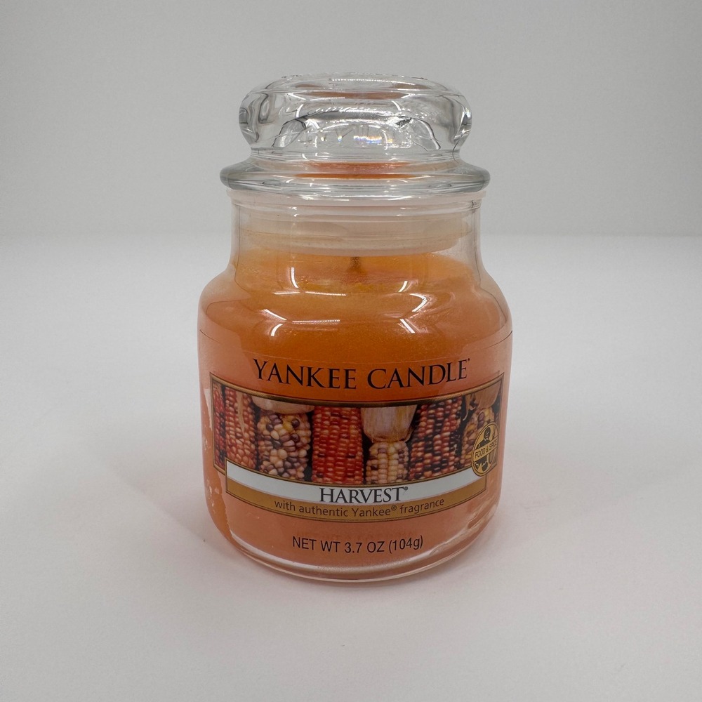 Yankee Candle NEW Harvest Scented Small Jar Candle 3.7 oz Orange Fall Fragrance